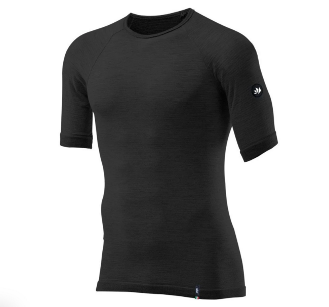 Six2 Maglia Termica Moto Wool Black Unisex